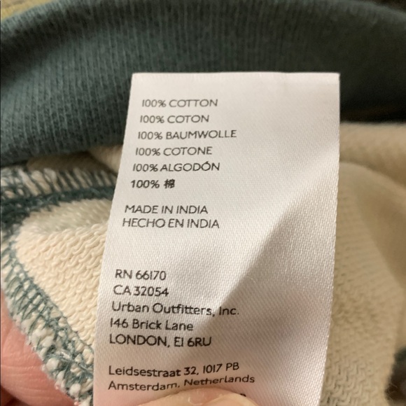 Anthropologie patchwork sweatshirt sz XL - Picture 4 of 7